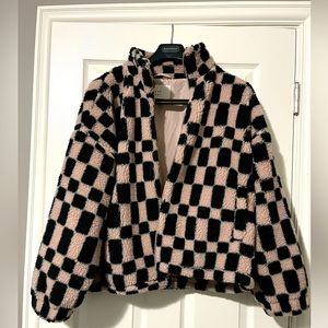 Checkered Fleece Jacket